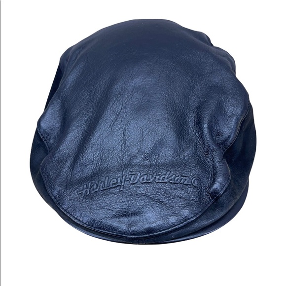 Harley-Davidson Other - Harley Davidson Genuine Leather Hat Size Large